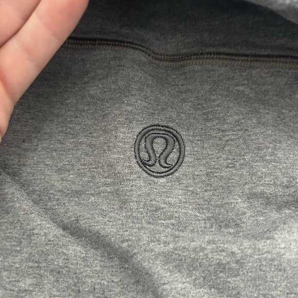 Lululemon Womens Jacket Size 10 Gray Turtleneck Zip Pockets Heavy Athletic Yoga - Picture 9 of 11